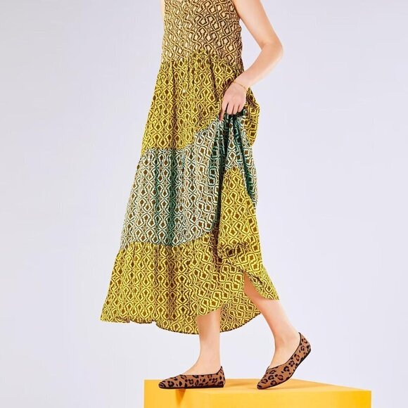 Frank Mully Flat Shoes Women Yellow Pointed Toe Slip On Softable Comfort Shoes - Picture 6 of 8